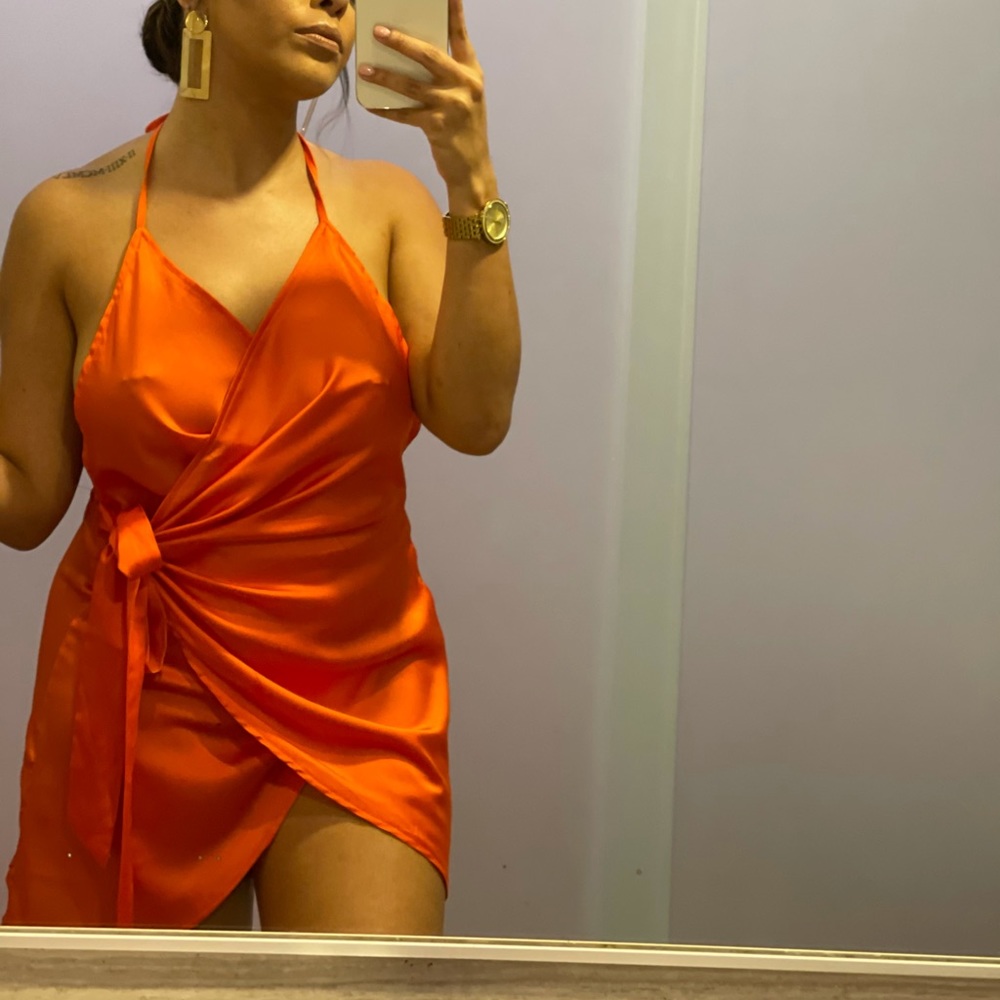Satin dress